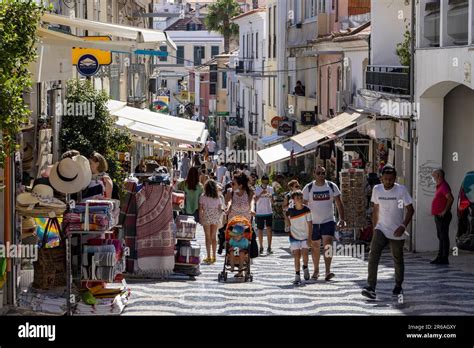 Old Town, Cascais, Portugal Stock Photo - Alamy