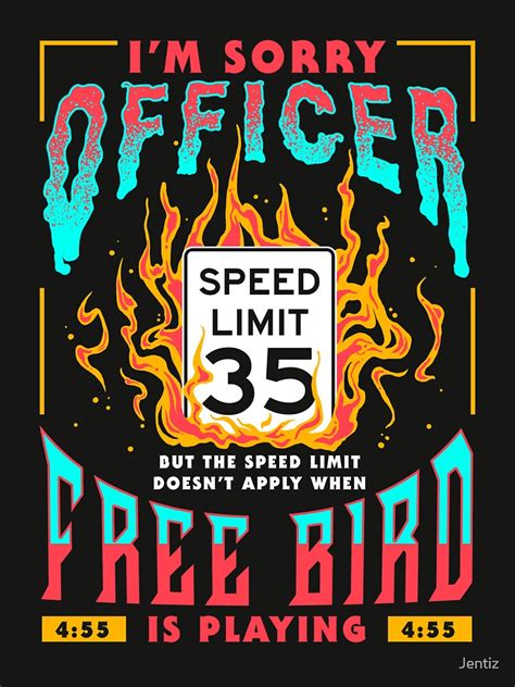 "Free Bird I'm Sorry Officer Meme" Sticker for Sale by Jentiz | Redbubble