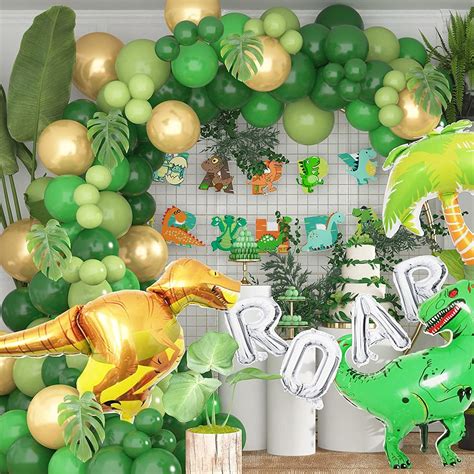 Dinosaur Birthday Party Decorations Supplies 145 Pcs Dinosaur - Etsy