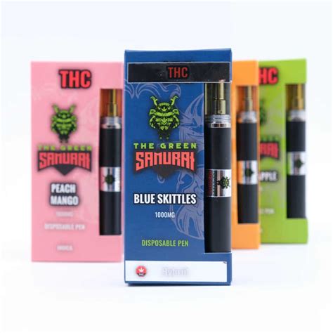 The Green Samurai Disposable Vape Pen 1000mg - Granville Island Cannabis