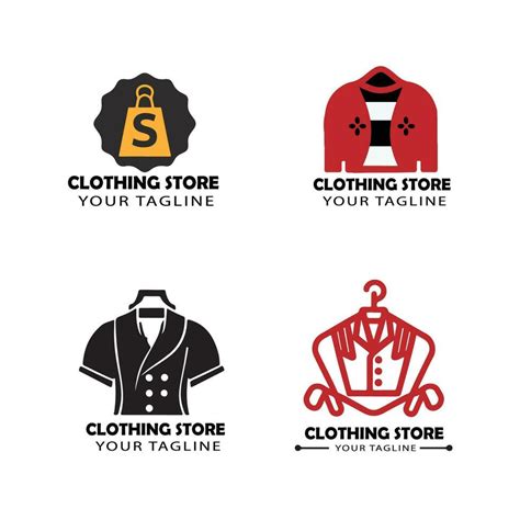 Clothing store logo design template 35758396 Vector Art at Vecteezy