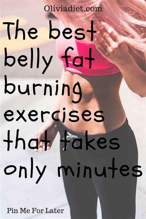 belly fat burning exercises