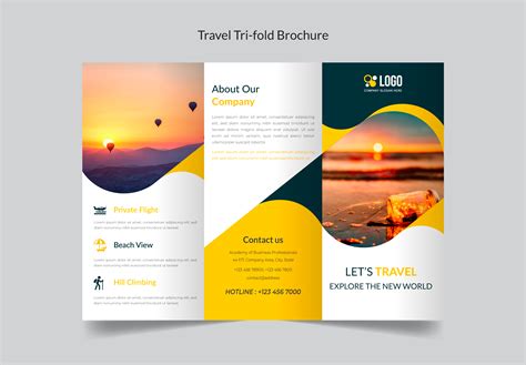 Tour and Travel Agency Tri Fold Brochure Graphic by GraphicHut ...