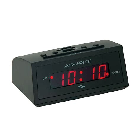 Acurite Black Alarm Clock 72397130028 | eBay