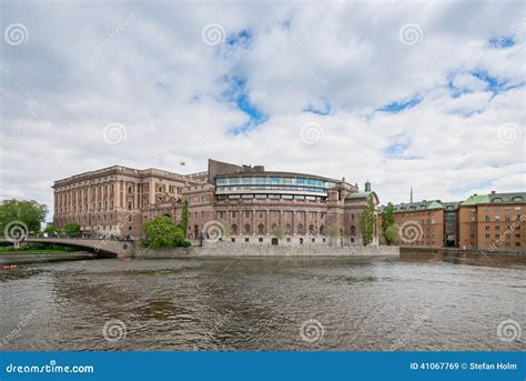 Swedish Parliament Building Or Riksdagshuset Editorial Photo ...