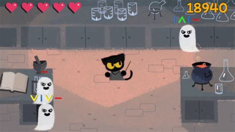 The Halloween Google Doodle Is Also a Fun Game | Teen Vogue