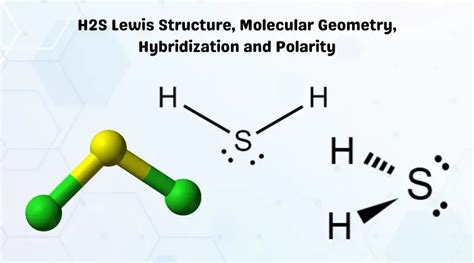 H2S Lewis Structure, Molecular Geometry, Hybridization and Polarity