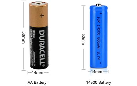 Lithium & Alkaline Batteries Comparison Chart, aa lithium