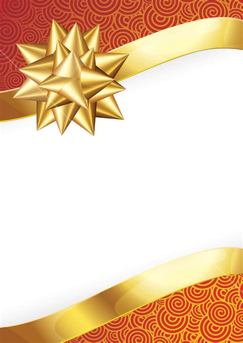 Gold Ribbon Bow. Vector. Royalty-Free Stock Image - Storyblocks