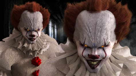 Bill Skarsgard As Pennywise In Movie It, HD Wallpaper