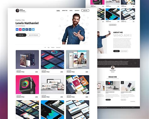 Free Graphic Design Portfolio Website Templates - Design Freebies ...