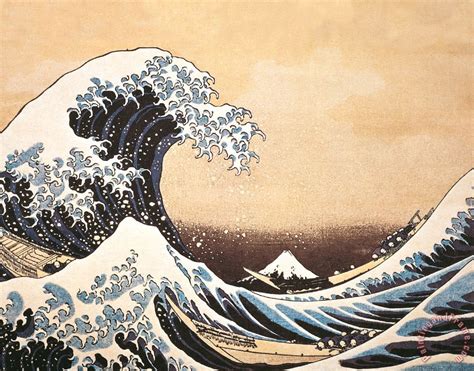 Hokusai The Great Wave Of Kanagawa painting - The Great Wave Of ...