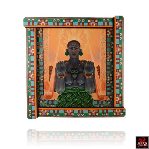 Aztec Goddess Coatlicue Painting | For sale at Griffin Trading | Dallas