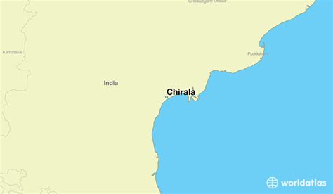 Where is Chirala, India? / Chirala, Andhra Pradesh Map - WorldAtlas.com