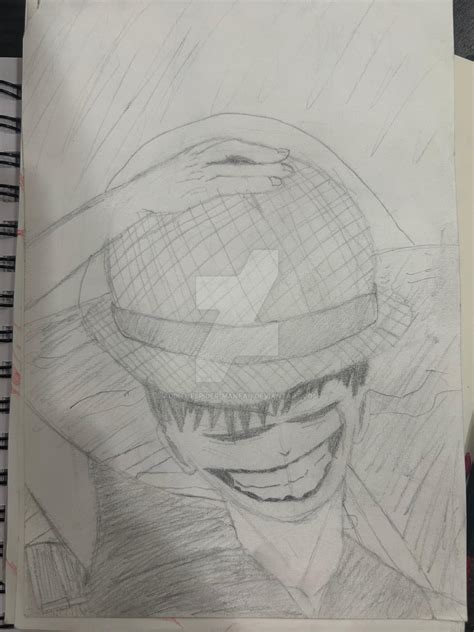 Luffy pencil sketch by AddiTheSpider-ManFan on DeviantArt