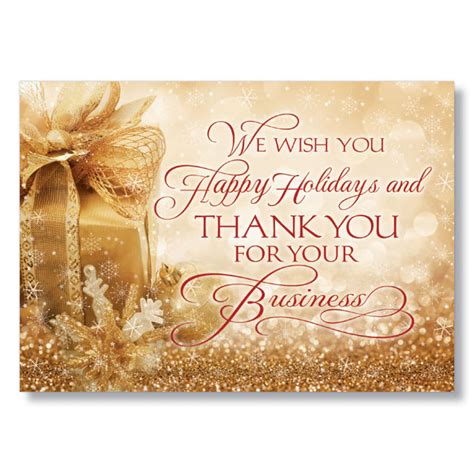 Business Thank-You Holiday Card | Corporate Christmas Cards | HRDirect