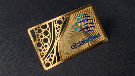 Metal Business Cards | Custom Laser Cut Engraved Design