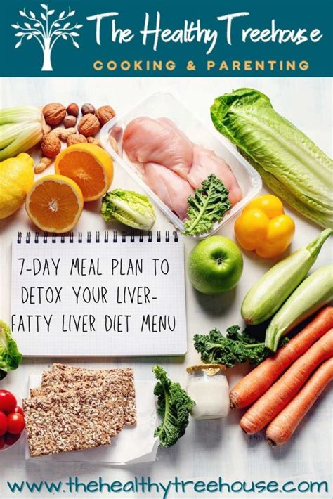 7-Day Meal Plan to Detox Your Liver - Fatty Liver Diet Menu - The ...