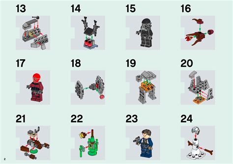 Lego Star Wars Instructions Advent Calendar