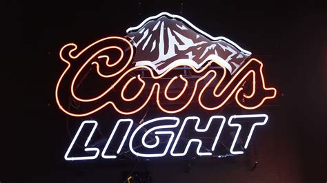 Coors Light Neon Sign at The Eddie Vannoy Collection 2020 as G229 ...