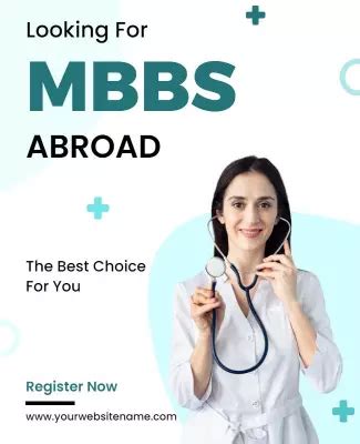 Customize MBBS Poster Templates Online - PhotoADKing