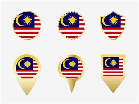 Vector flag set of Malaysia 22822534 Vector Art at Vecteezy