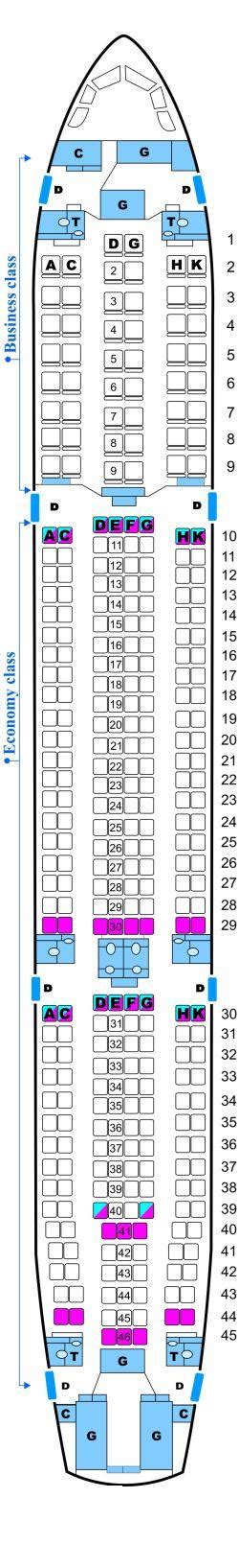 Seat Map Skyservice Airlines Airbus A330 300 | SeatMaestro