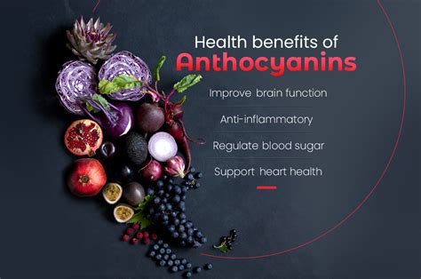 Health benefits of anthocyanins