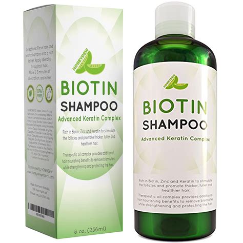 Natural Hair Loss Shampoo for Men and Women with Biotin for Hair Growth ...