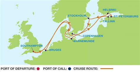 Baltic Sea Cruise Map