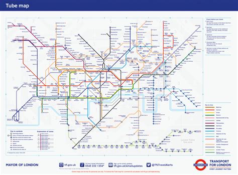 The London Tube Map Archive With Printable London Tube Map Pdf ...