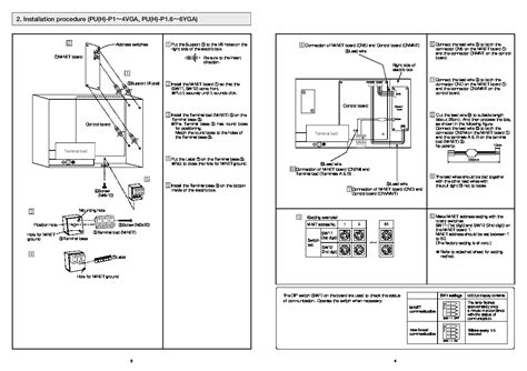 Mitsubishi RG79B202G03 Air Conditioner Installation Manual