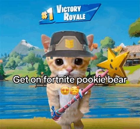 Get On Fortnite Pookie Bear GIF - Get on fortnite Pookie bear Kitten ...