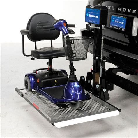 Hitch-Mount 350 lb Electric Medical Scooter Lift Mobility Carrier Rack ...