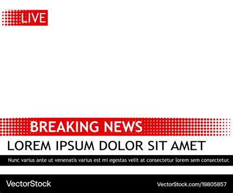 Breaking news template pop art Royalty Free Vector Image