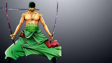 Roronoa Zoro with swords - One Piece HD desktop wallpaper : Widescreen ...