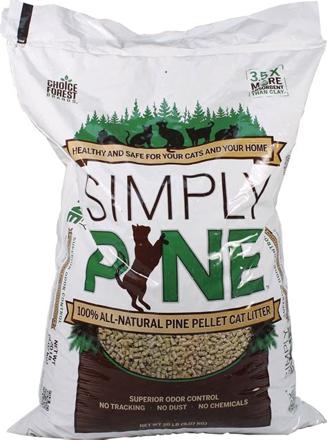 Healthy Pet-Litter-Simply Pine Pellet Cat Litter 20 Lb 711039648407 | eBay