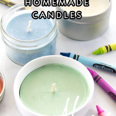 Make Homemade Candles with Crayons and Soy Wax • Kids Activities Blog