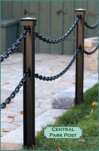 decorative post and chain barrier Snug cottage hardware boston garden ...