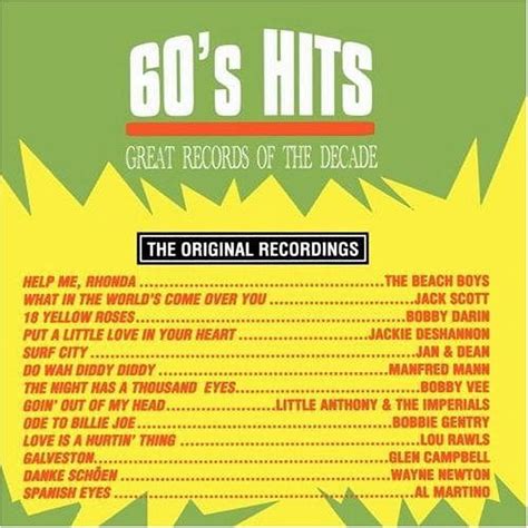 Various Artists - 60's Pop Hits 1 / Various - Music & Performance - CD ...