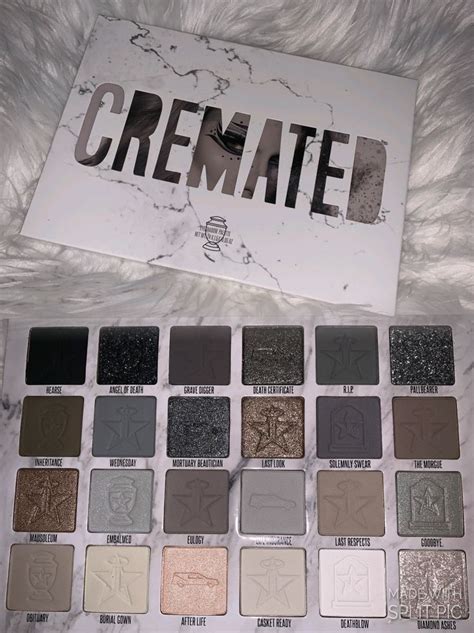 Jeffree Star cremated palette