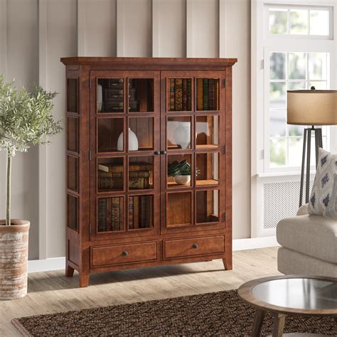 Living Room Bookcase With Doors | Cabinets Matttroy