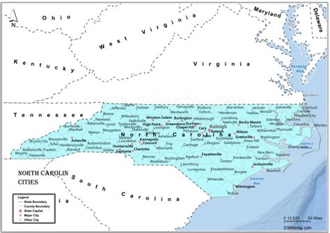 Observatorio ladrar Caballero amable north carolina map Masaje hasta ...