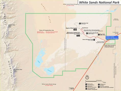 White Sands Trail Map - Ontheworldmap.com