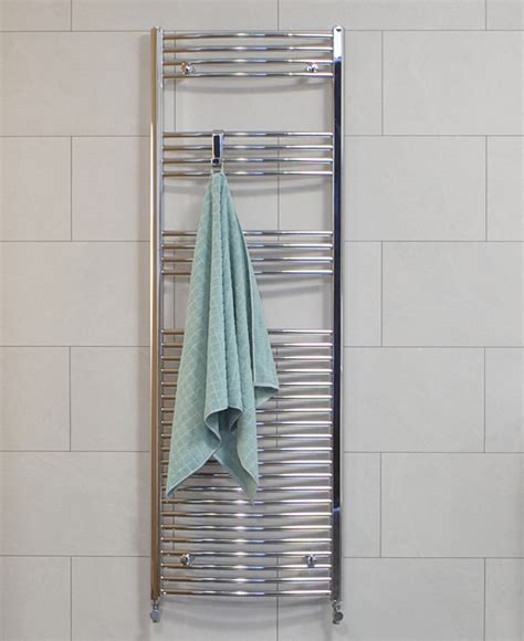 Sonas 1800 x 500 Curved Towel Rail - Chrome