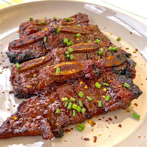 Easy Korean BBQ Short Ribs. A secret ingredient tenderizes them!