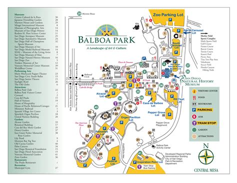 Balboa Park Map - Balboa Park San Diego CA 92101 • mappery