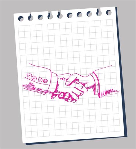 Business handshake Stock Vector Image by ©bioraven #8272264