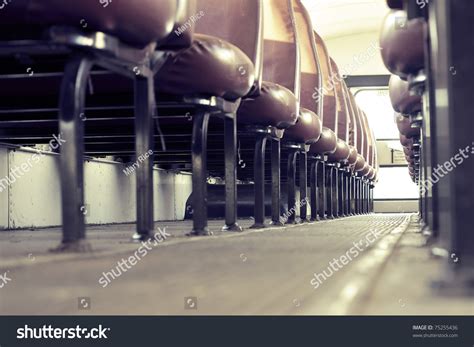 School Bus Interior Stock Photo 75255436 : Shutterstock