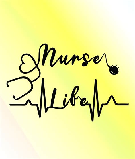 Nurse Life Svg for Cricut Silhouette. Nurse T-shirt Decal | Etsy